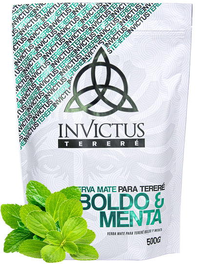 Erva Mate Tereré Invictus Premium 500g Boldo e Menta