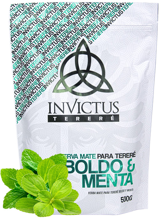 Erva Mate Tereré Invictus Premium 500g Boldo e Menta