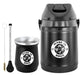 Preta 2.5l / Cuia Alumínio Preta / Tradicional Plástica