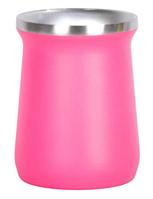 Copo Cuia Tereré Térmico 100% Inox  236ml Pink