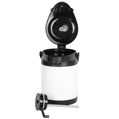 Garrafa Termica Luxx Inox Branco 2.5l Tereré Café Chimarrão Chá
