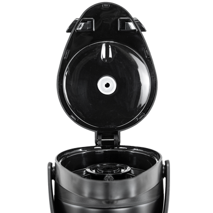 Garrafa Termica Luxx Preta Inox 1.3l Tereré Café Chimarrão Chá