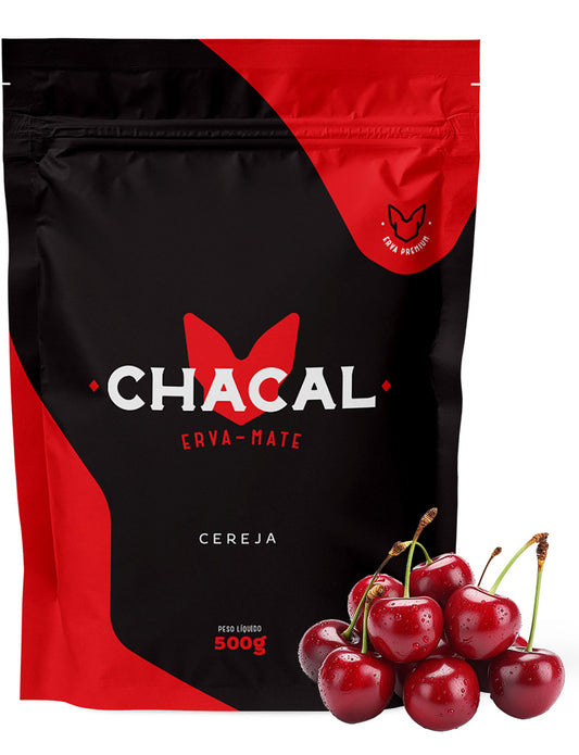 Erva Mate Tereré Chacal Premium 500g - Cereja
