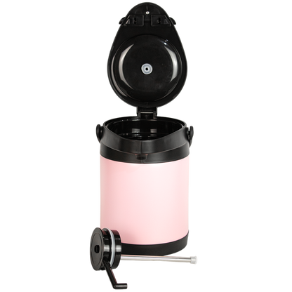 Garrafa Termica Luxx Inox Rosa 2.5l Tereré Café Chimarrão Chá