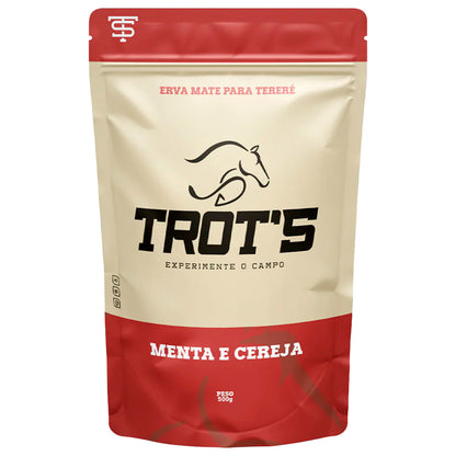 Erva Mate Tereré Trots Premium 500g Menta e Cereja