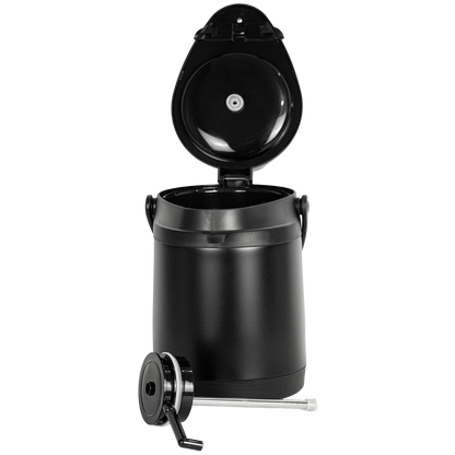 Garrafa Termica Luxx Inox Preto 2.5l Tereré Café Chimarrão Chá