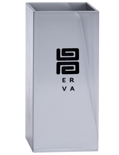 Copo Tereré Black Erva Acrílico Quadrado Cinza 270ml