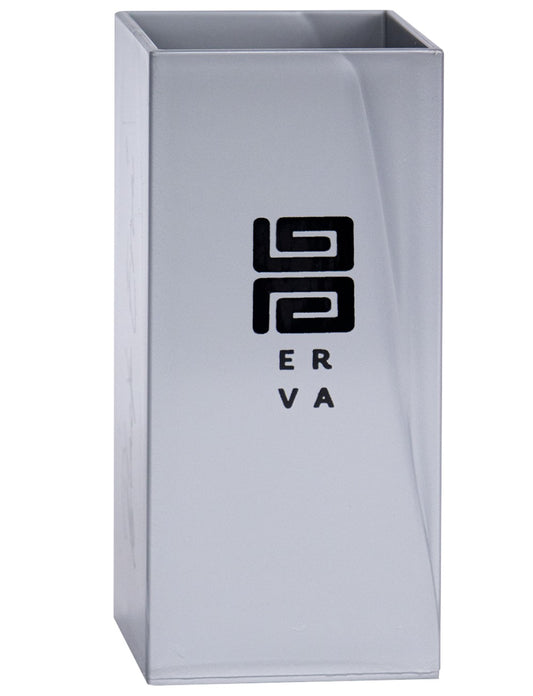 Copo Tereré Black Erva Acrílico Quadrado Cinza 270ml