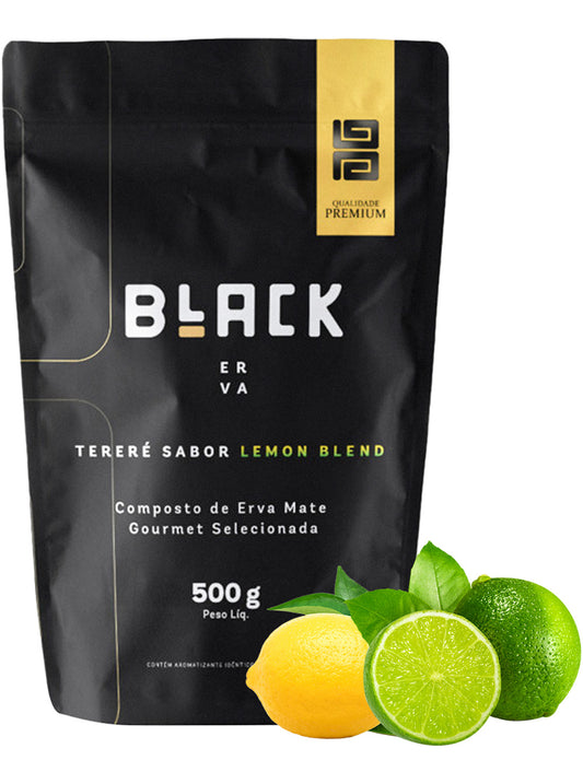 Erva Mate Tereré Black Erva Premium 500g Lemon Blend