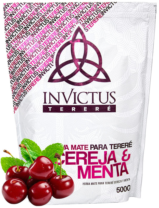 Erva Mate Tereré Invictus Premium 500g Cereja e Menta