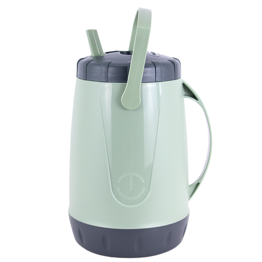 Garrafa Termica Plastica Unitermi Verde 2.5l Tereré Café Chimarrão Chá