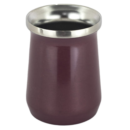 Copo Cuia Tereré Térmico 100% Inox  236ml Bordo