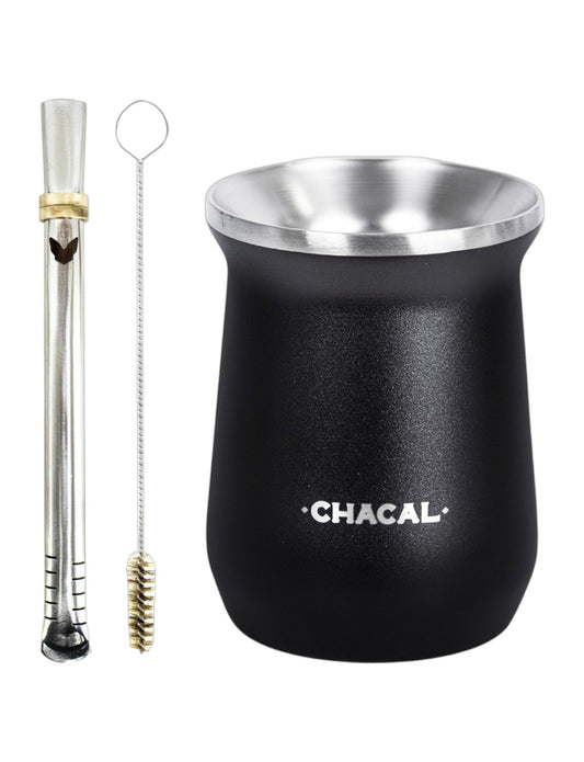 Kit Bomba Chacal e Copo Tereré Chacal -  Escolha a Cor