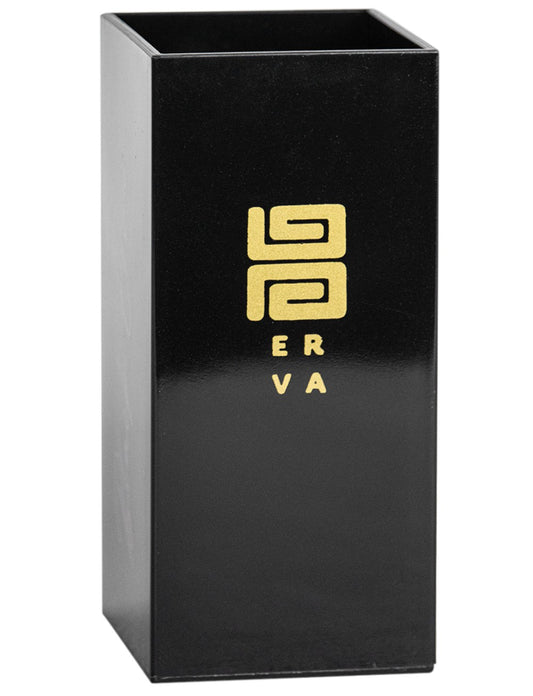 Copo Tereré Black Erva Acrílico Quadrado Preto 270ml