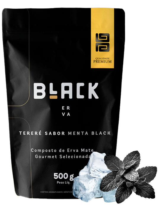 Erva Mate Tereré Black Erva Premium 500g Menta Black