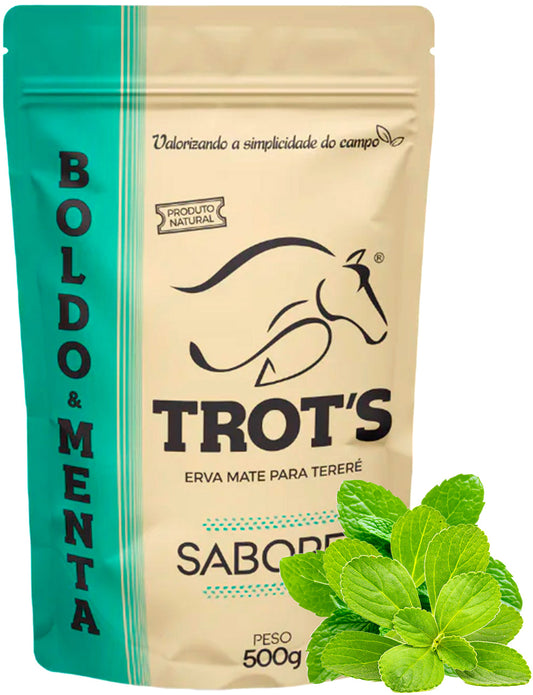 Erva Mate Tereré Trots Premium 500g Boldo e Menta
