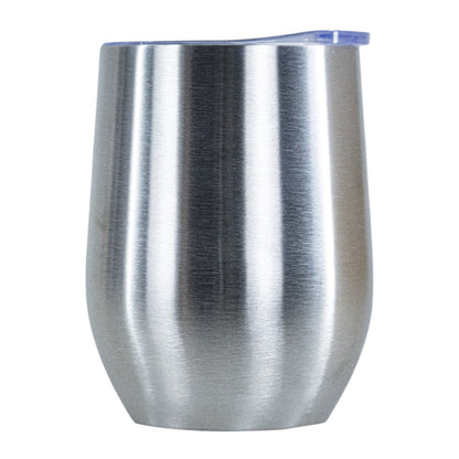 Copo Térmico Tereré com Tampa 360ml Inox Escovado