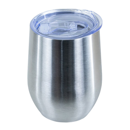 Copo Térmico Tereré com Tampa 360ml Inox Escovado