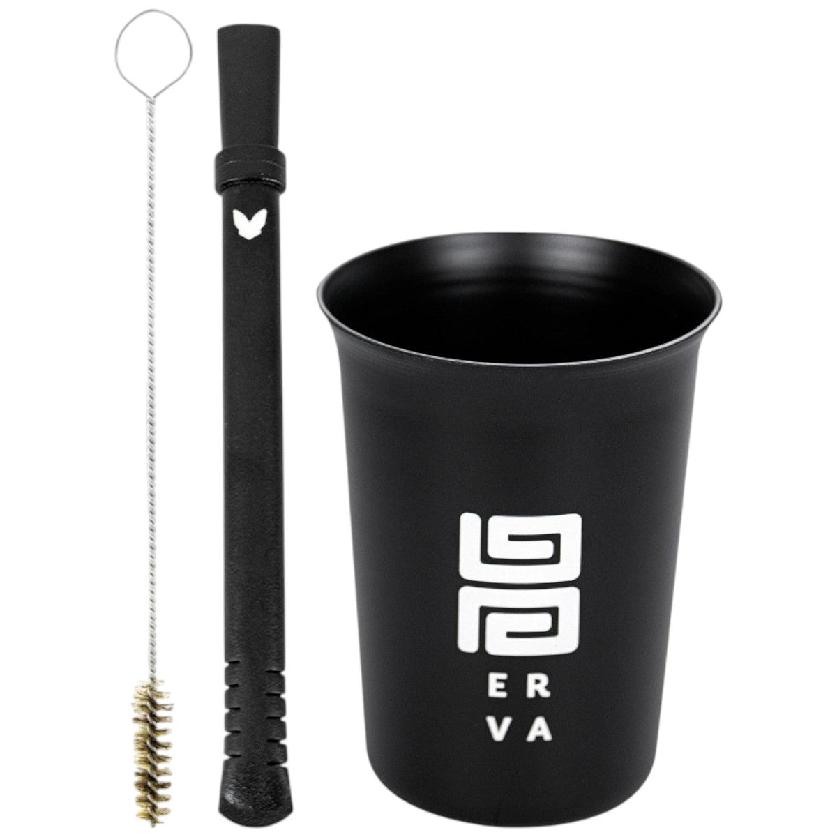 Kit Copo Tereré Black Erva New Classic Alumínio Bomba Preta