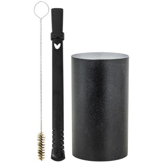 Kit Bomba Chacal e Copo Redondo Terere Aço Inox -  Escolha a Cor