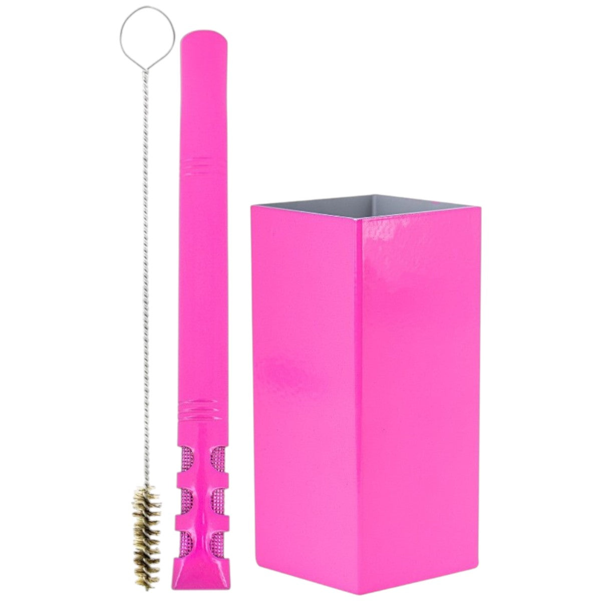 Kit Bomba V6 e Copo Quadrado Terere Aço Inox -  Escolha a Cor