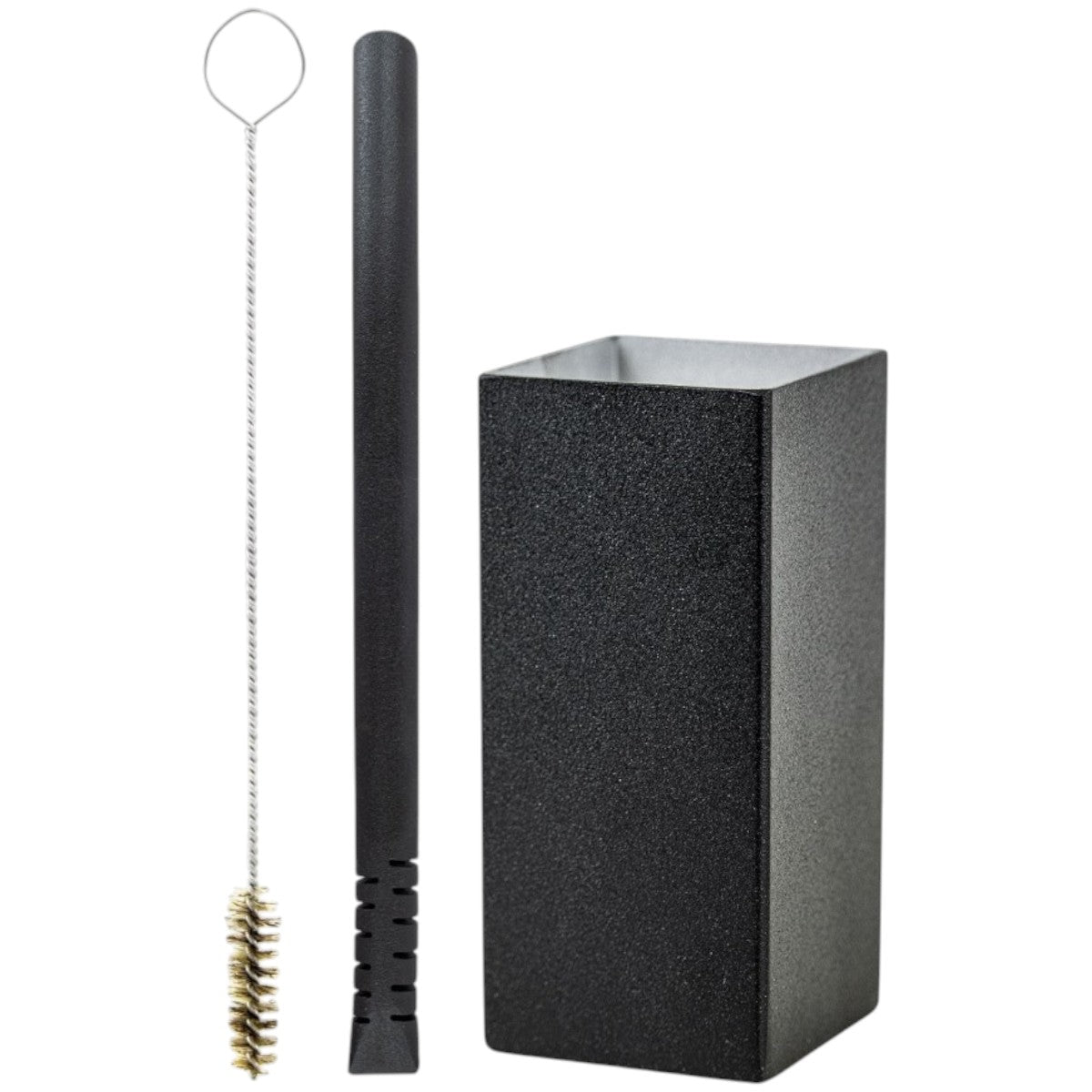 Kit Bomba Filete e Copo Quadrado Terere Aço Inox -  Escolha a Cor