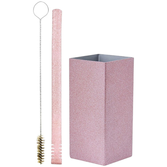 Kit Bomba Filete e Copo Quadrado Terere Aço Inox -  Escolha a Cor