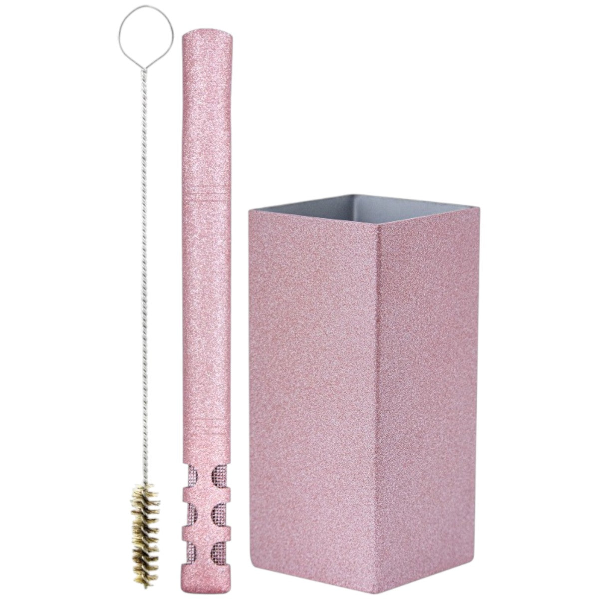 Kit Bomba V6 e Copo Quadrado Terere Aço Inox -  Escolha a Cor
