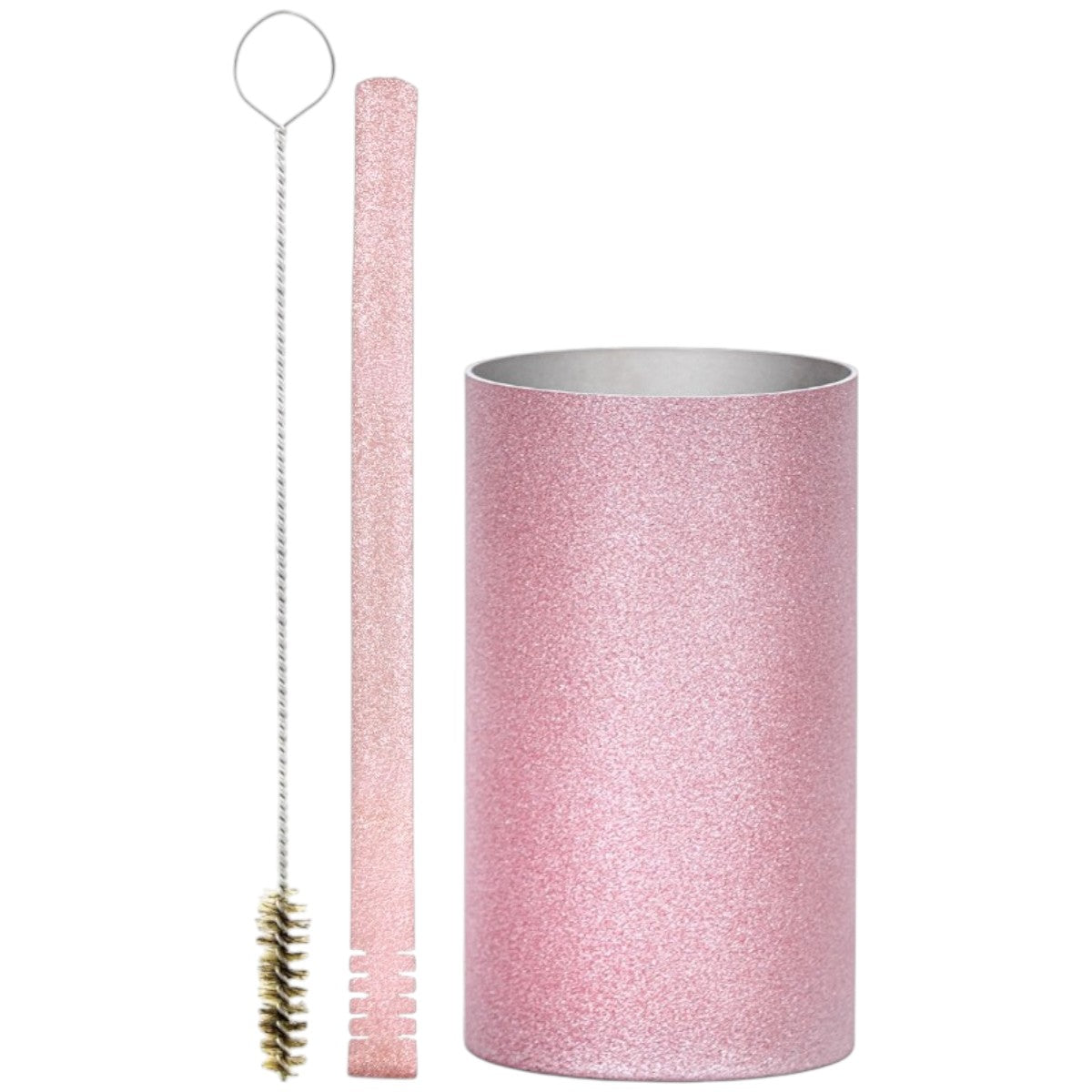 Kit Bomba Filete e Copo Redondo Terere Aço Inox -  Escolha a Cor