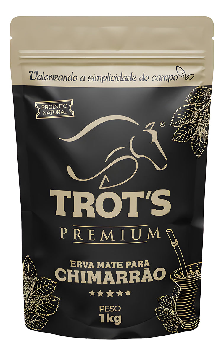 Erva Mate Para Chimarrão Trots Premium 100% Natural 1kg
