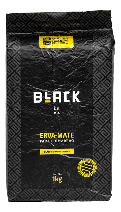 Erva Mate Para Chimarrão Black Premium 100% Natural Fina 1kg