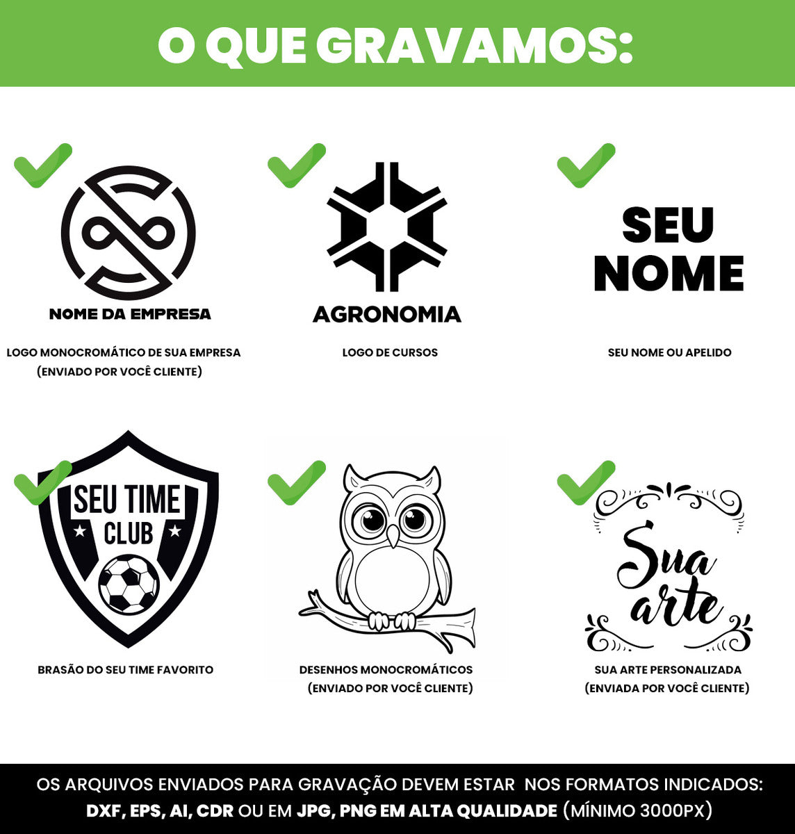 Kit Tereré Copo Quadrado Bomba Filete Preto - Seu Logo Personalizado