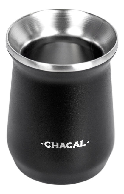 Kit Tereré Chacal Copo Bomba Garrafa Térmica Inox 2.5l Erva