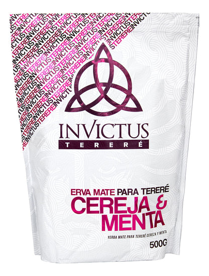 Erva Mate Tereré Invictus Premium 500g Cereja e Menta