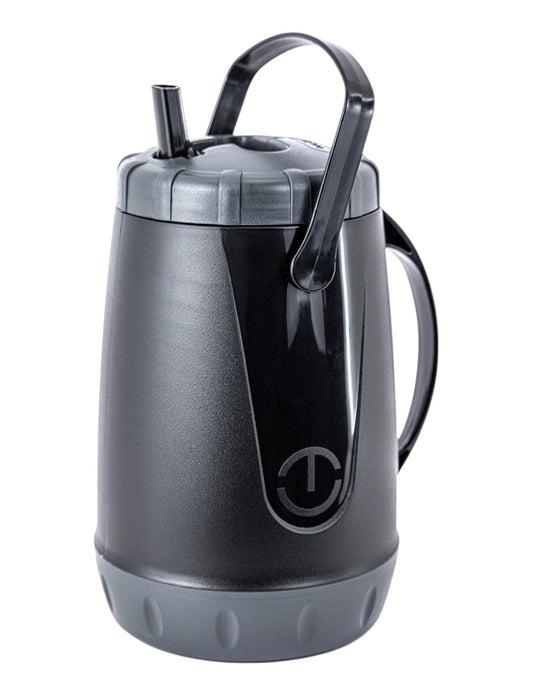 Garrafa Termica Plastica Unitermi Preto 2.5l Tereré Café Chimarrão Chá