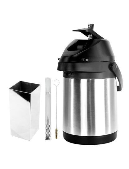Kit Tereré Copo Quadrado Inox Bomba Inox Garrafa Termica Inox