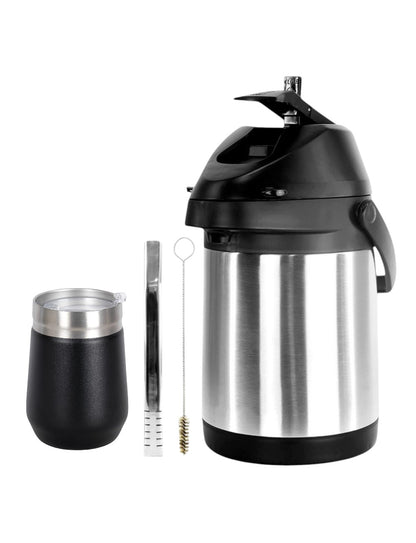 Kit Tereré Copo Termico 320ml Com Tampa Bomba Inox Garrafa Termica Inox