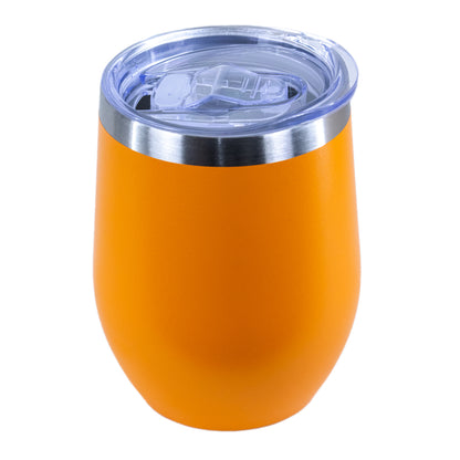 Copo Térmico Tereré com Tampa 360ml Laranja