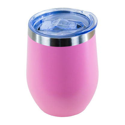 Copo Térmico Tereré com Tampa 360ml Rosa