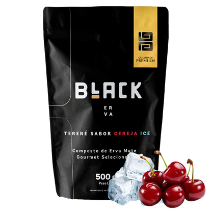 Erva Mate Tereré Black Erva Premium 500g Cereja Ice