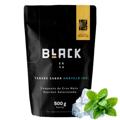 Erva Mate Tereré Black Erva Premium 500g Hortela Ice