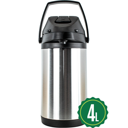 Garrafa Termica Chacal Inox 4l Tereré Café Chimarrão Chá Inox