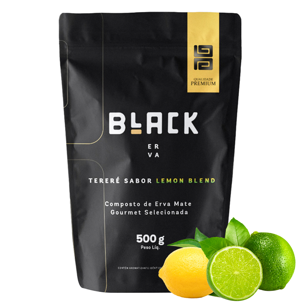 Erva Mate Tereré Black Erva Premium 500g Lemon Blend