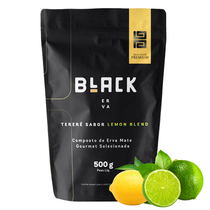 Erva Mate Tereré Black Erva Premium 500g Lemon Blend