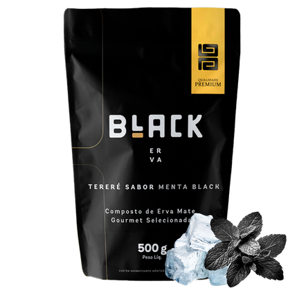 Erva Mate Tereré Black Erva Premium 500g Menta Black
