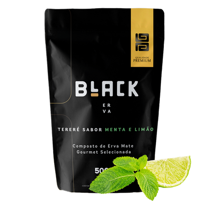 Erva Mate Tereré Black Erva Premium 500g Menta Limão