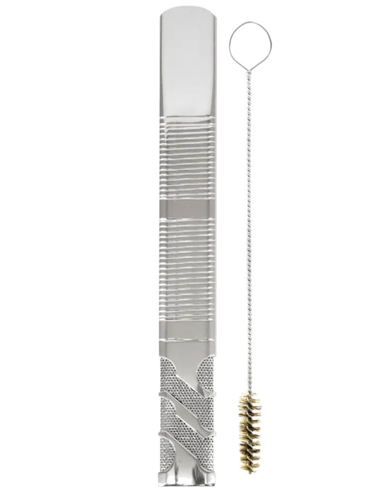 Bomba De Terere 18cm Aço Inox Lisa N3 Polido