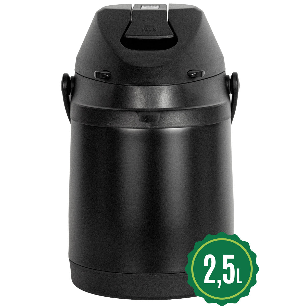 Garrafa Termica Luxx Inox Preto 2.5l Tereré Café Chimarrão Chá